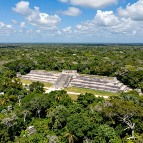 Ek Balam - Aerial View